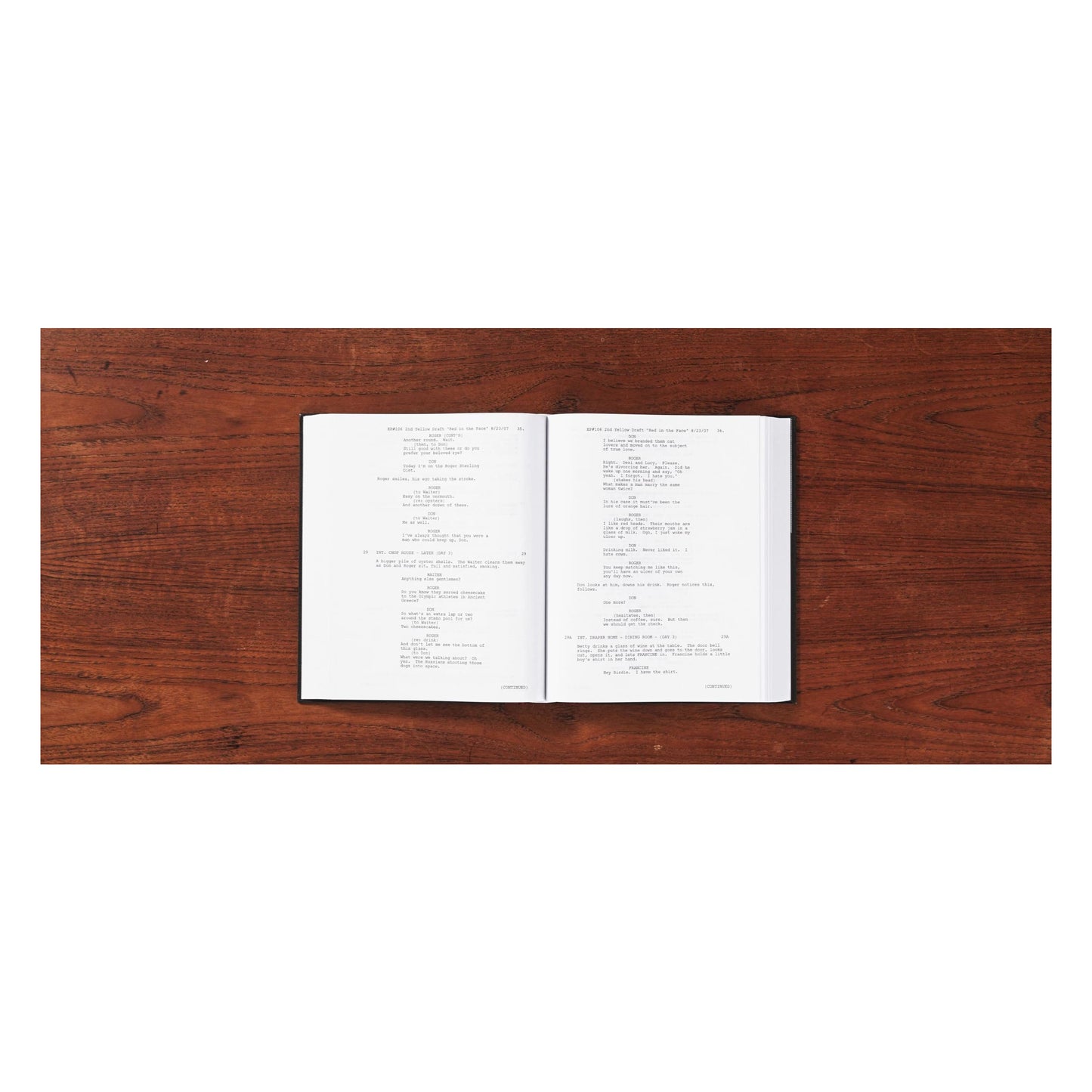 Matthew Weiner. Mad Men. Art Edition No. 1–500. Script Edition (English)