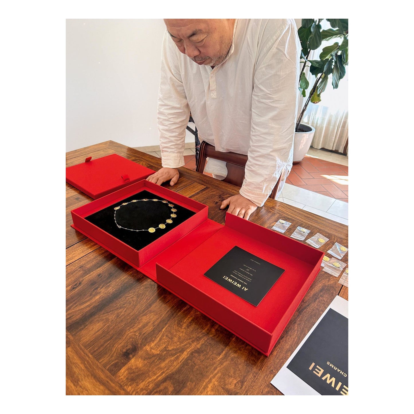 Ai Weiwei. Zodiac Charms Necklace. Art Edition
