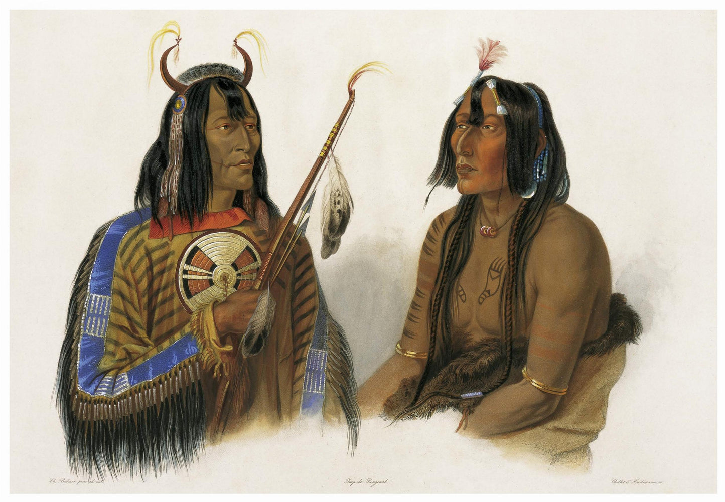 Native Americans. The Complete Plates of McKenney & Hall, Catlin, and Bodmer (German, French, English)