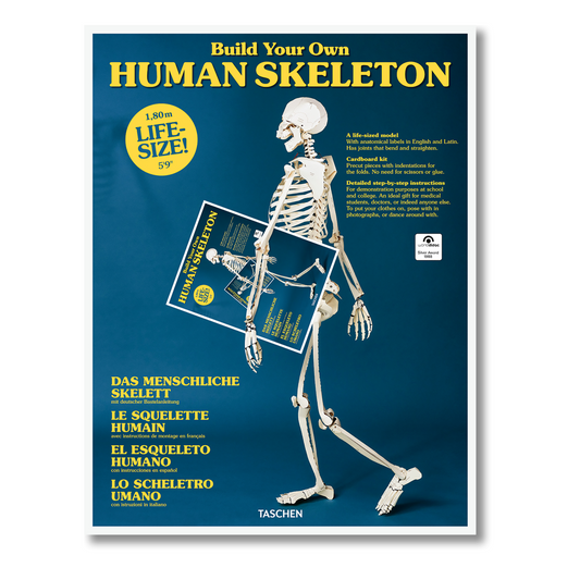 Build Your Own Human Skeleton (German, Spanish, French, English, Italian)