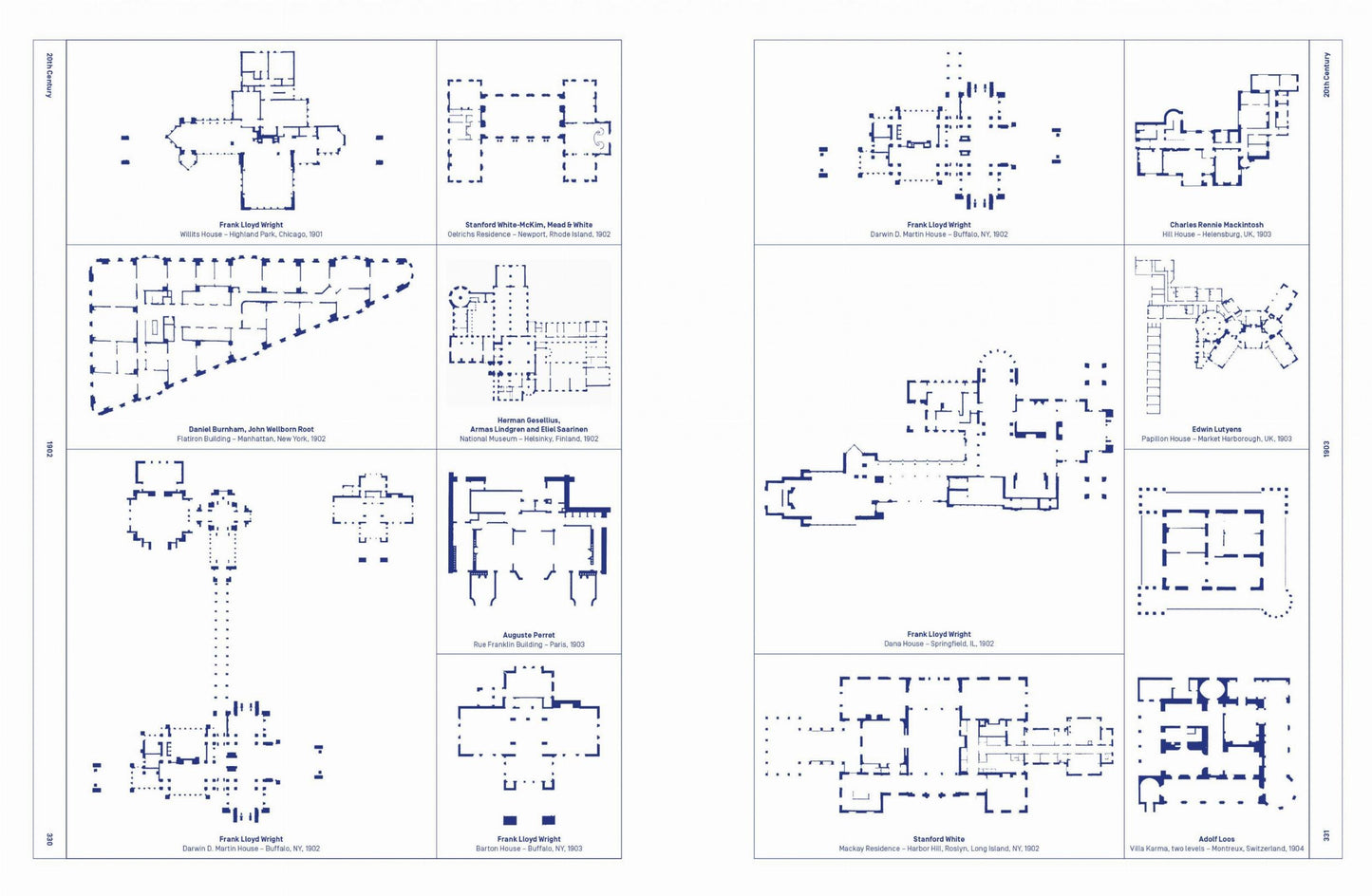 Architectural Floor Plans (Spanish, English, Italian)