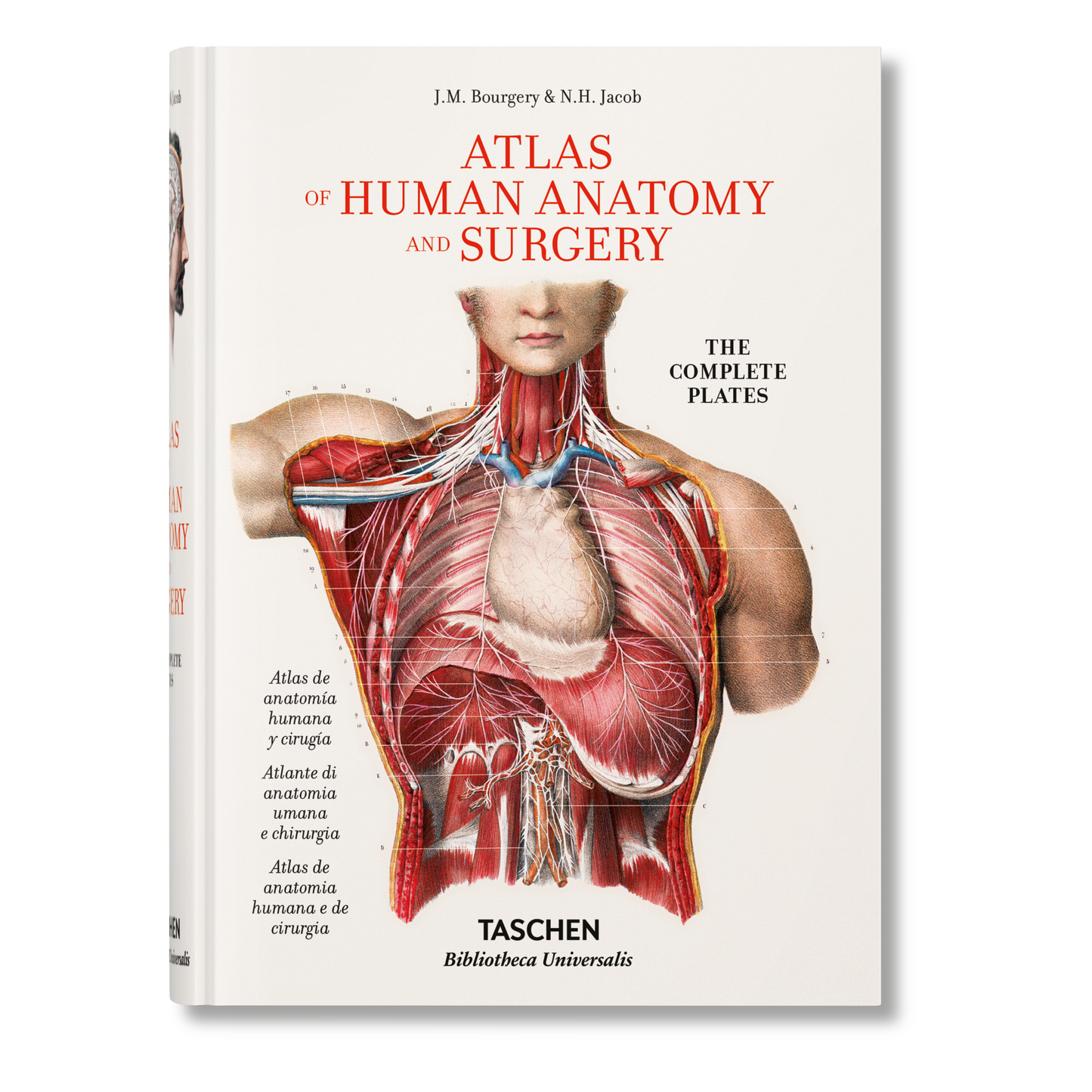 Bourgery. Atlas de anatomía humana y cirugía (Spanish, Italian, Portuguese)