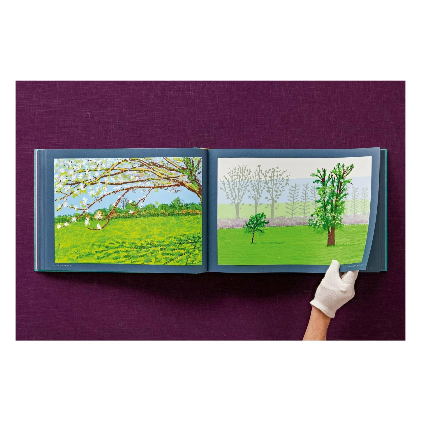David Hockney. 220 for 2020. Art Edition No. 301–400 ‘My Second Drawing of Beuvron-en-Auge’ (English)