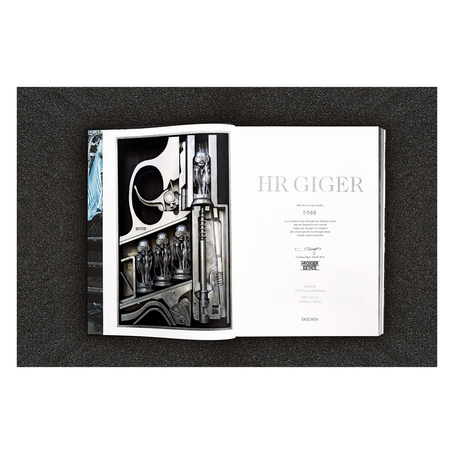 HR Giger. Art Edition No. 1–100 ‘Relief + Photogravure’ (German, French, English)