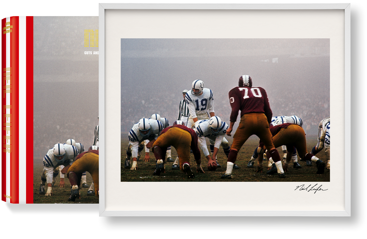 Neil Leifer. Guts & Glory. Art Edition No. 1–100 ‘Johnny Unitas’ (German, French, English)