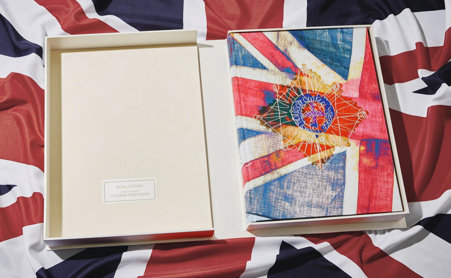 Her Majesty. Vivienne Westwood Edition No. 1–500. Harry Benson ‘Royal Greeting’ (German, French, English) (AP)