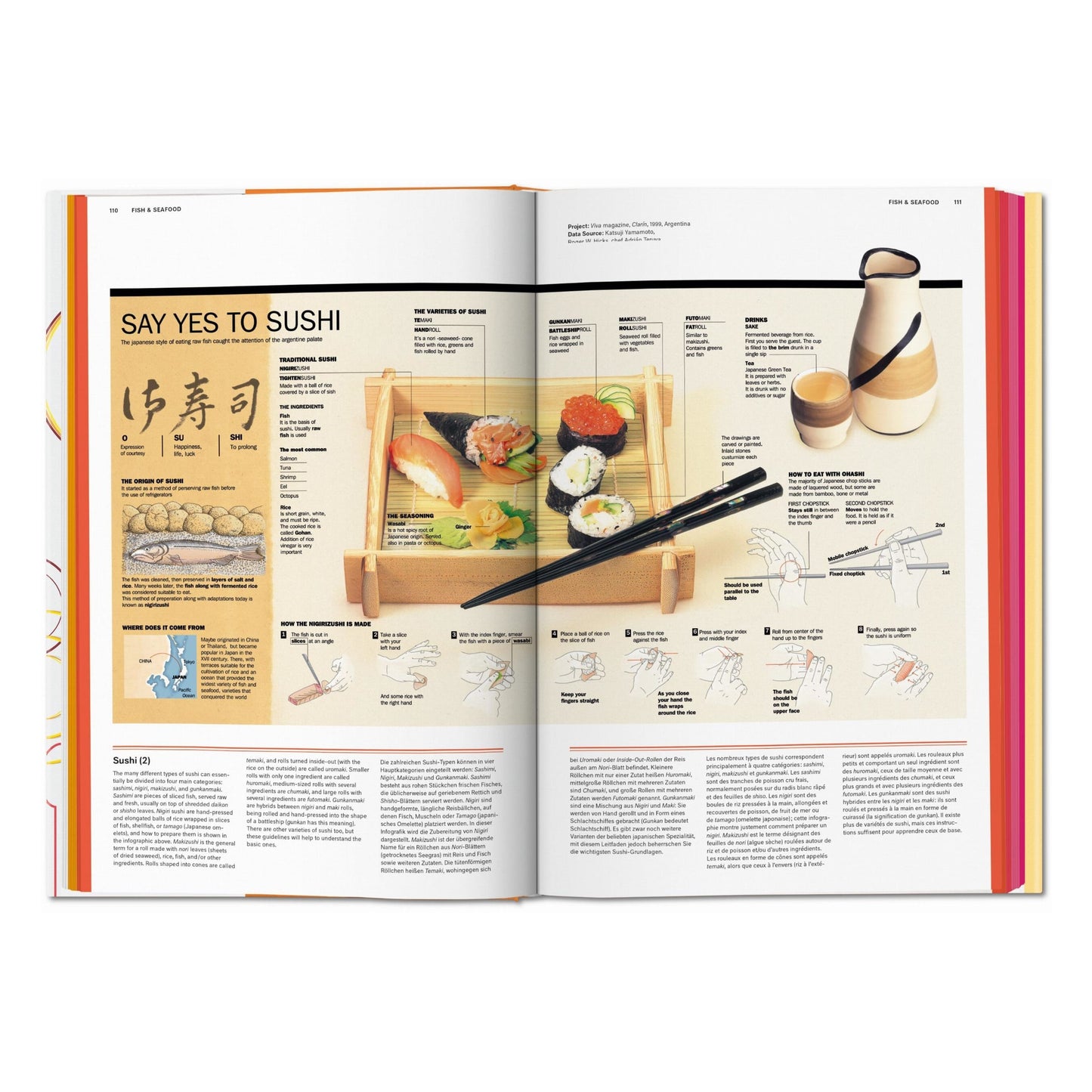 Food & Drink Infographics. A Visual Guide to Culinary Pleasures (German, French, English)