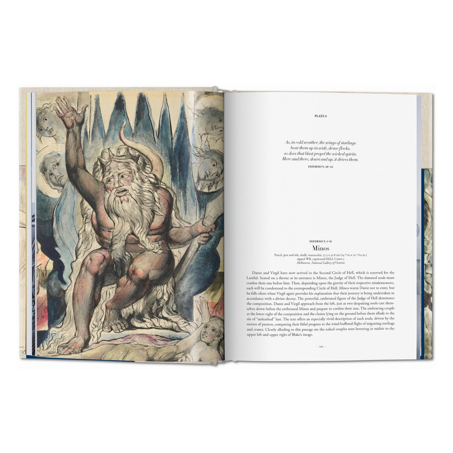 William Blake. Dante’s ‘Divine Comedy’. The Complete Drawings (Spanish)