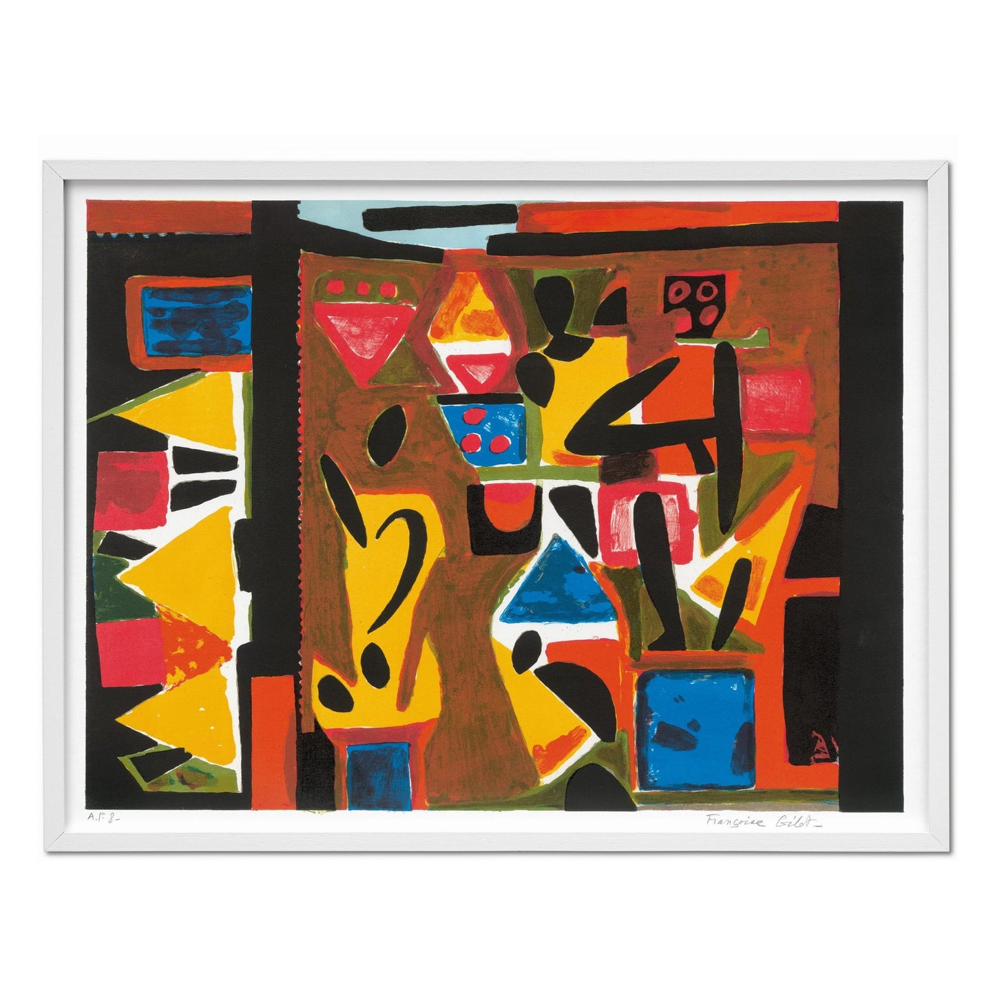 Françoise Gilot, Art Edition No. 121–180 ‘Music in Senegal’ (German, French, English) (AP)