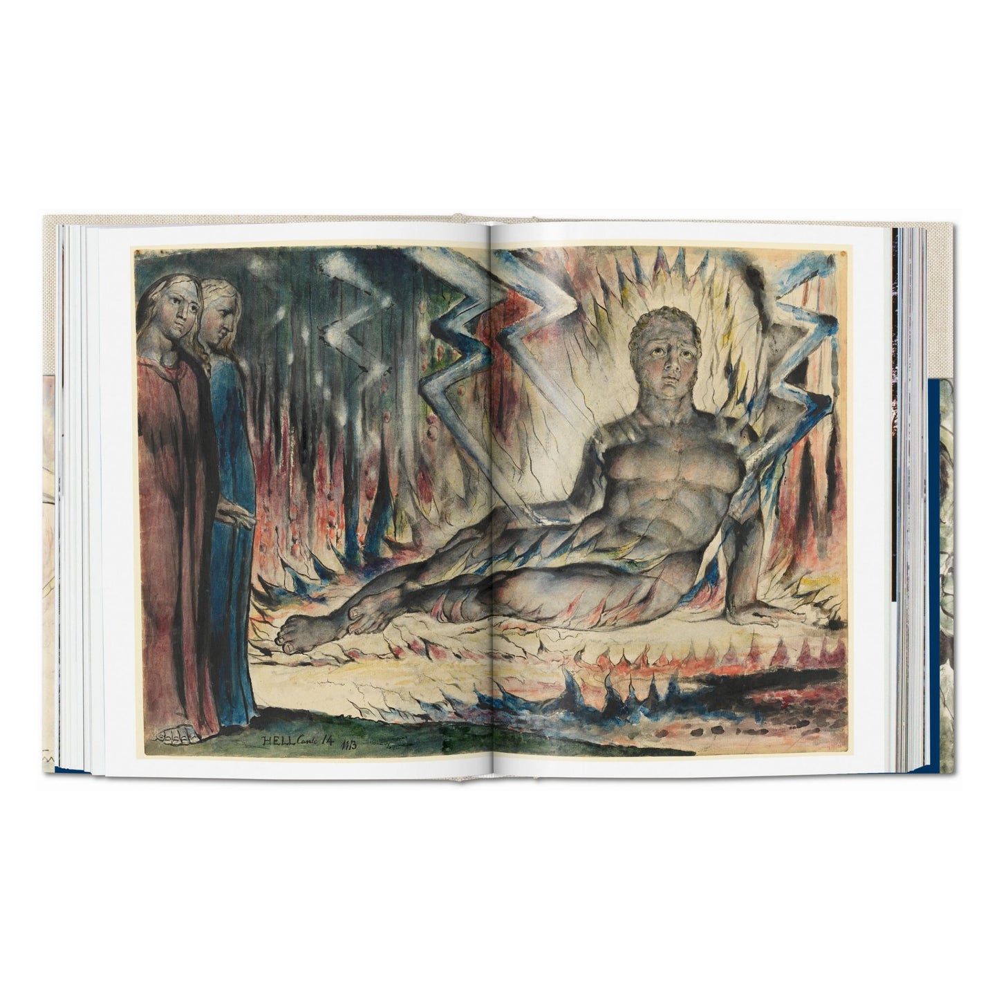William Blake. La Divine Comédie de Dante. L'ensemble de dessins (French)