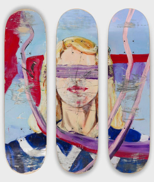 Julian Schnabel. Art Edition No. 1–75 ‘Blind Girl/Lido Blue’, 2023 (German, French, English)