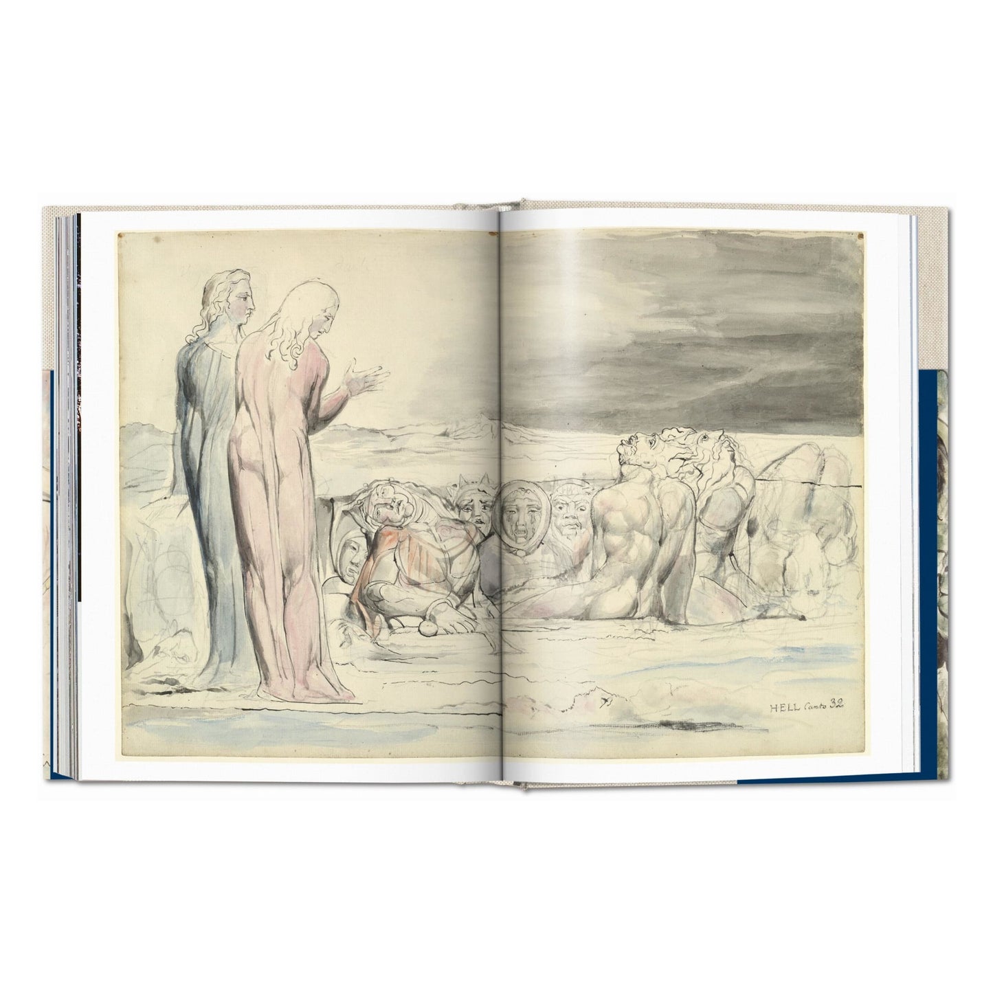 William Blake. La Divine Comédie de Dante. L'ensemble de dessins (French)