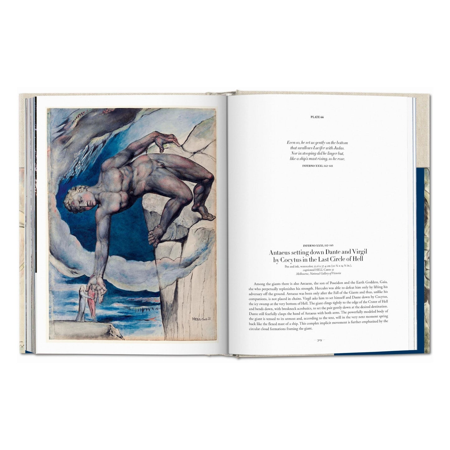 William Blake. La Divine Comédie de Dante. L'ensemble de dessins (French)
