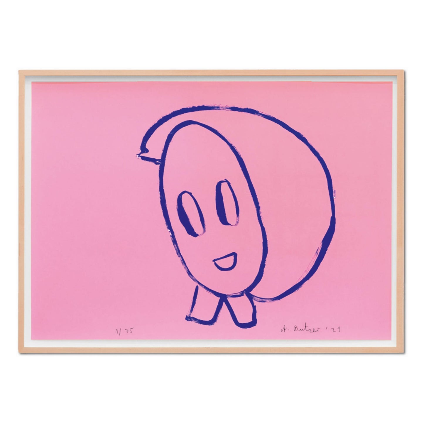 André Butzer. Set of 9 Screenprints ‘Untitled 1–9’, 2021