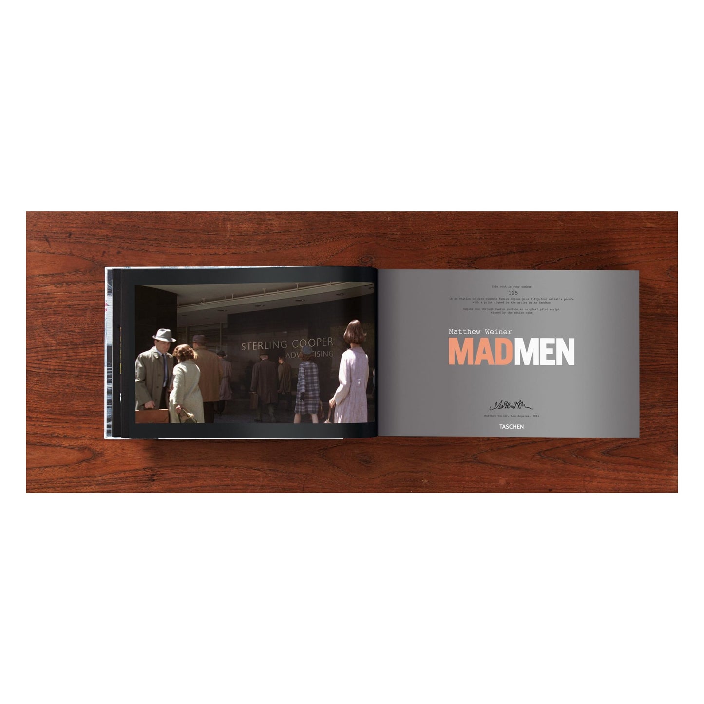 Matthew Weiner. Mad Men, Art Edition No. 1–500 (Script Edition) (English) (SA)