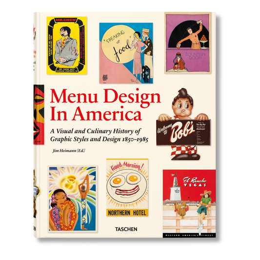Menu Design in America (German, French, English)