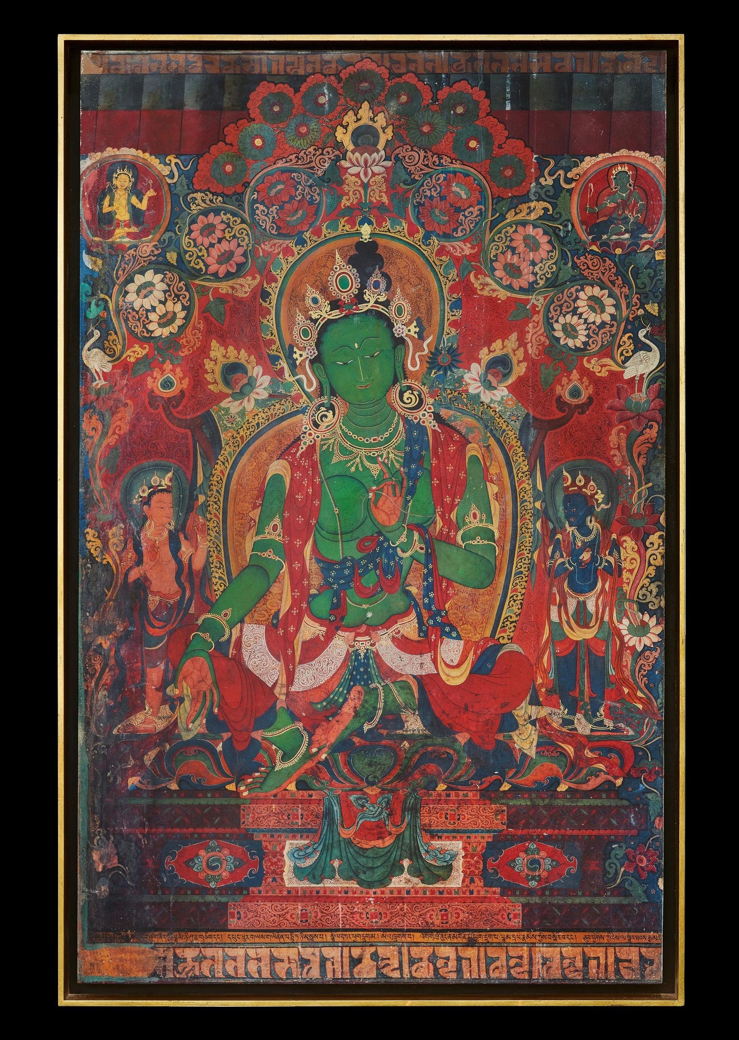 Thomas Laird. Murals of Tibet. Art Edition No. 41–80 ‘Green Tara, Gyantse Kumbum (ca. 1420)’ (English) (AP)