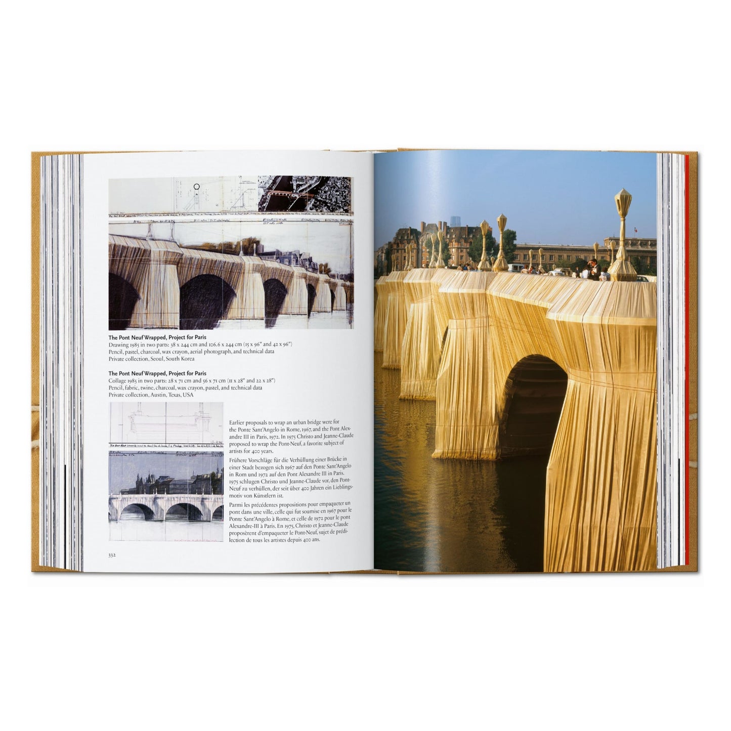 Christo and Jeanne-Claude. 40th Ed. (German, French, English)