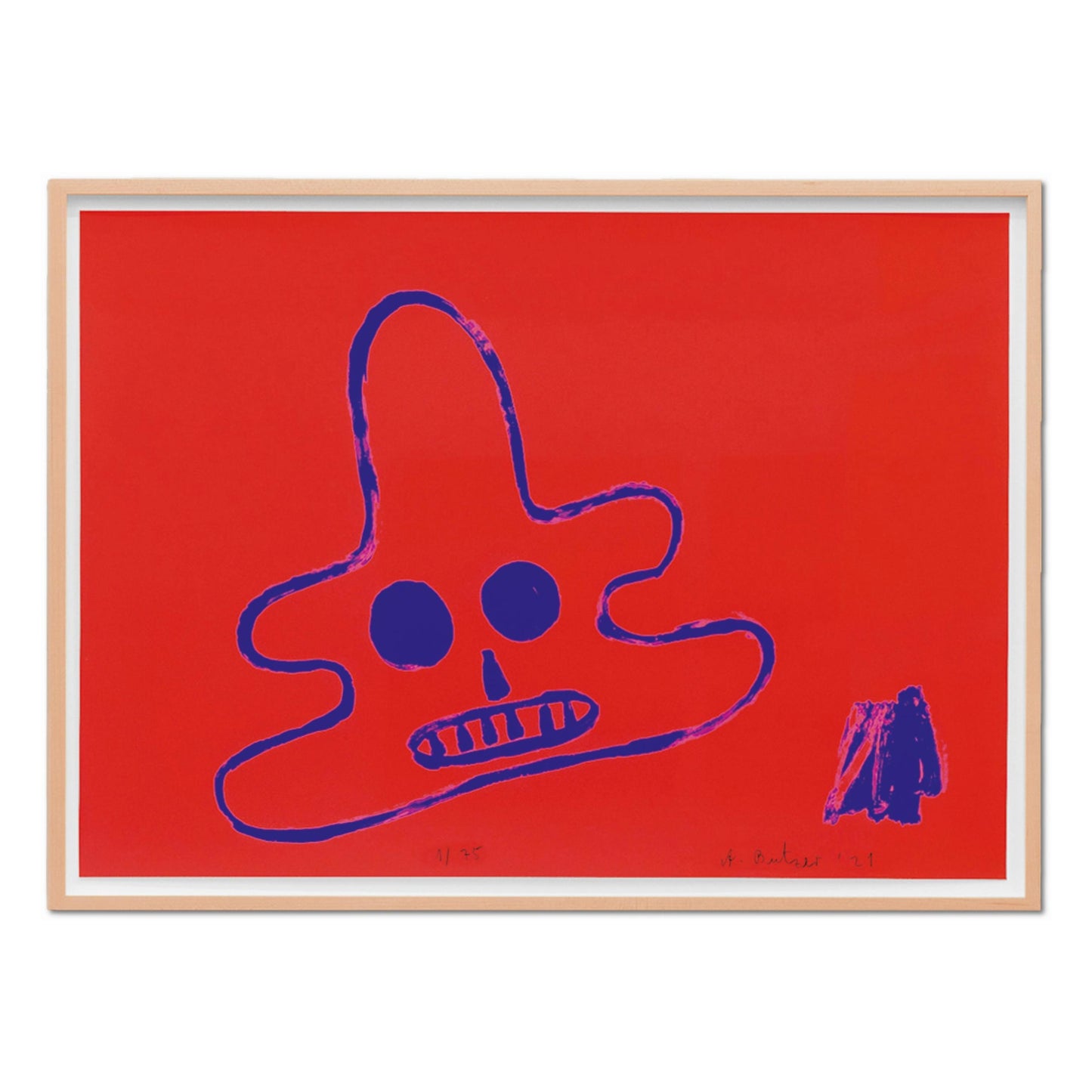 André Butzer. Set of 3 Screenprints ‘Untitled 7–9’, 2021 (AP)