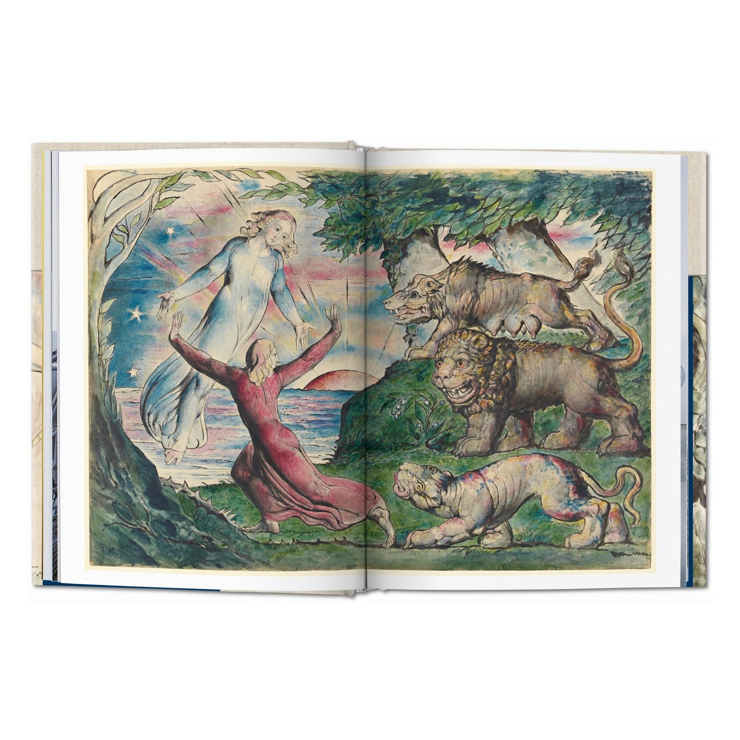 William Blake. La Divine Comédie de Dante. L'ensemble de dessins (French)