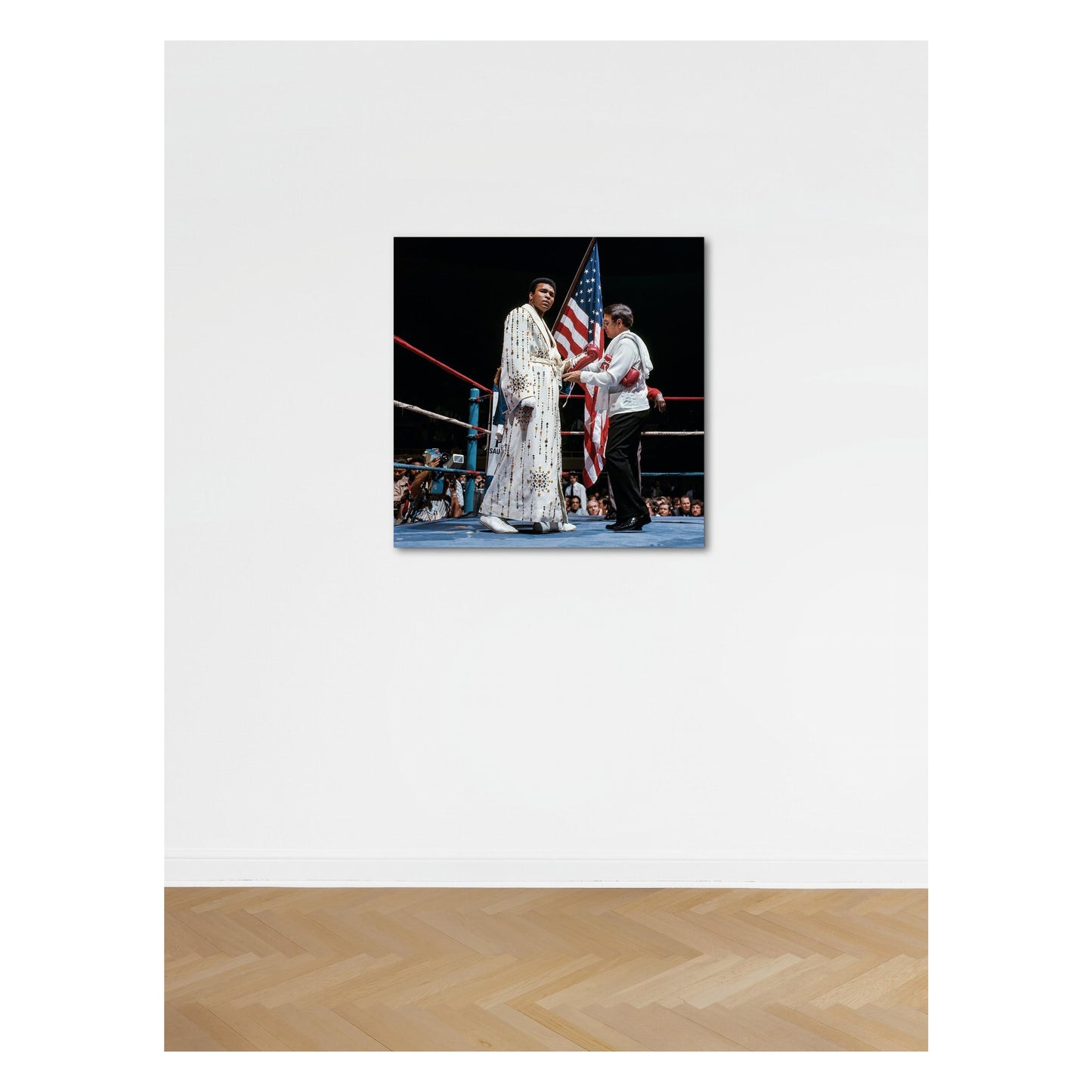 Neil Leifer. Homage to Ali. ‘Ali vs. Bugner, Fit for a King, 1973’ (AP)