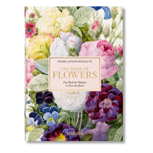Redouté. The Book of Flowers. 45th Ed. (German, French, English)