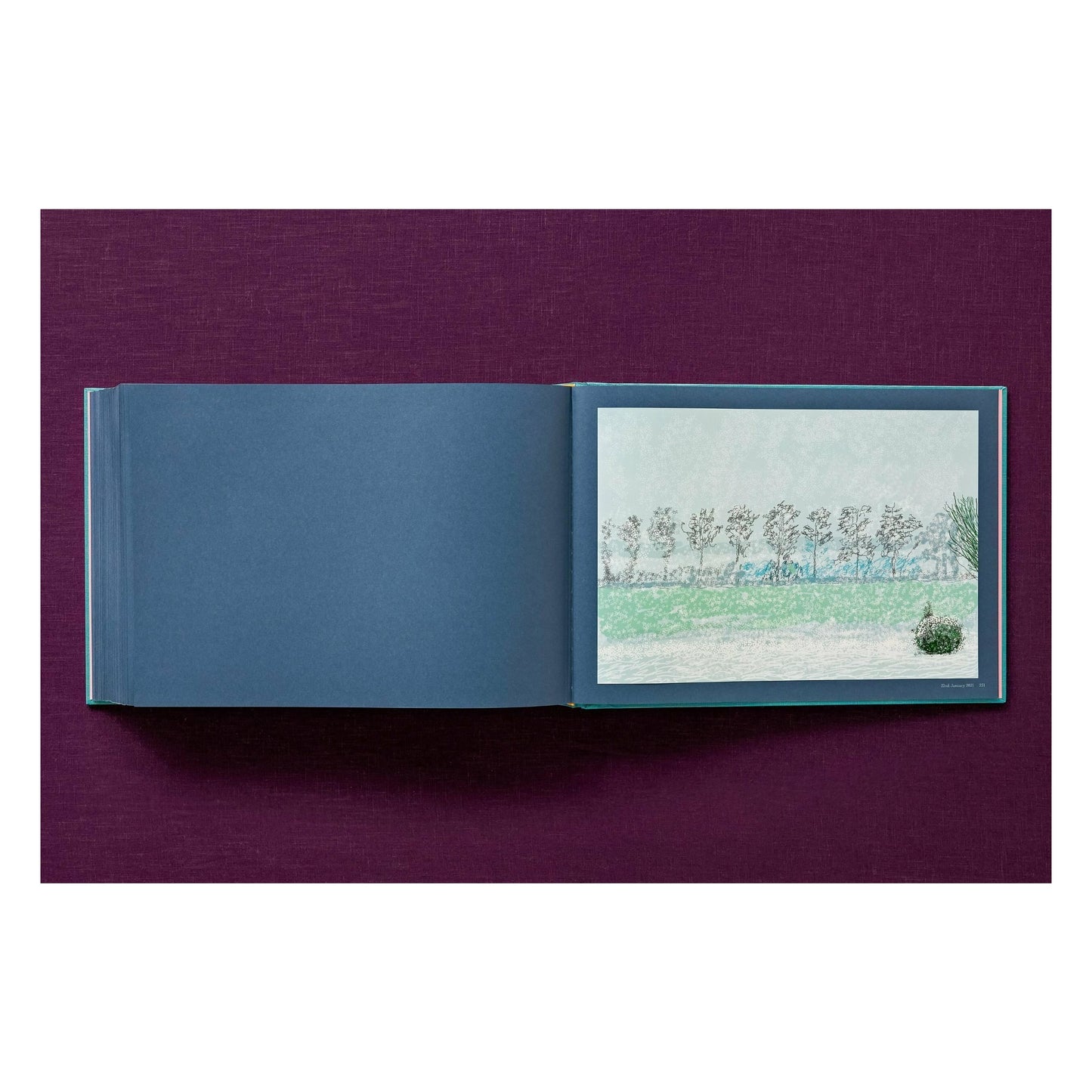 David Hockney. 220 for 2020. Art Edition No. 201–300 ‘Two Chairs and Rain on Window’ (English)