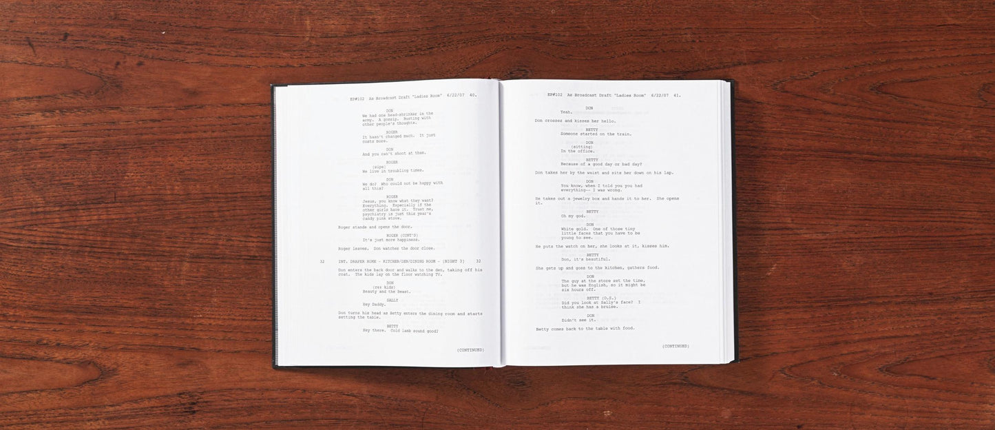 Matthew Weiner. Mad Men, Art Edition No. 501–512 (Signed Pilot Script Edition) (English)