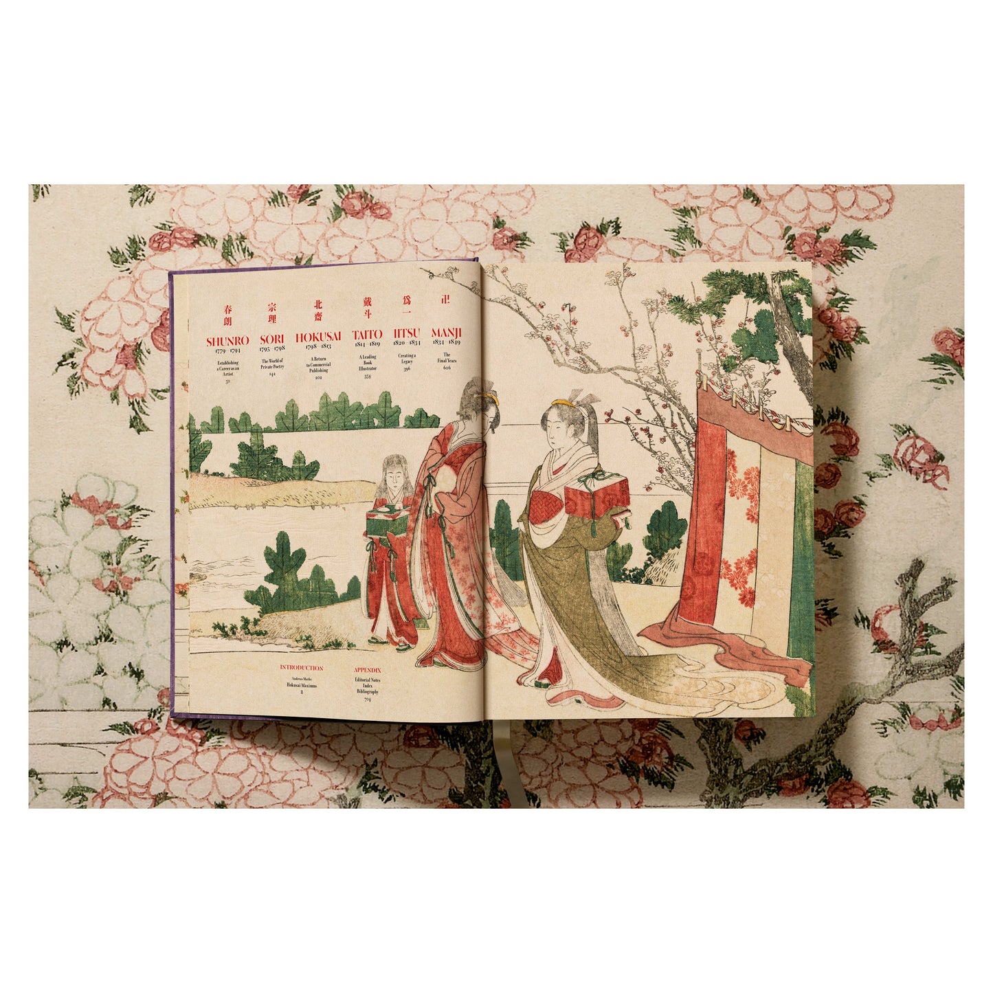 Hokusai (German, French, English)