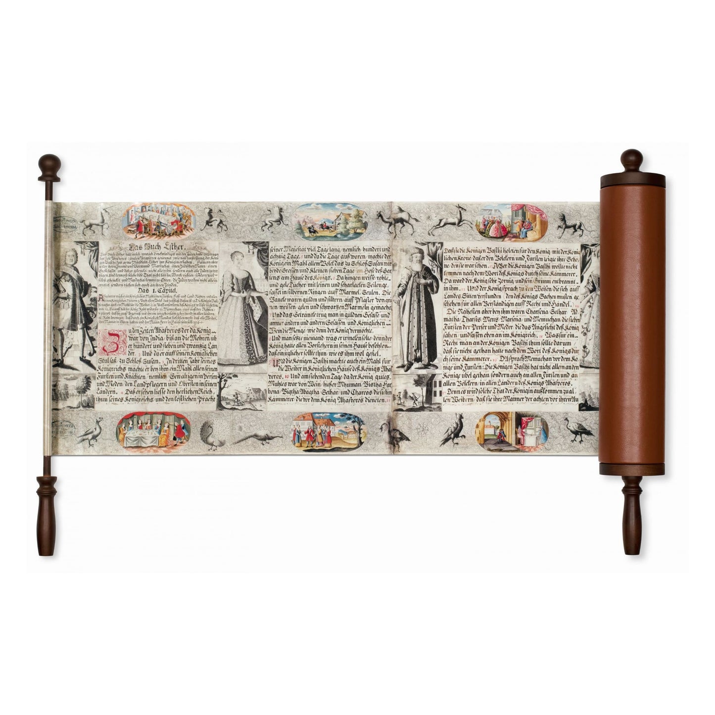The Esther Scroll (German, French, English) (AP)