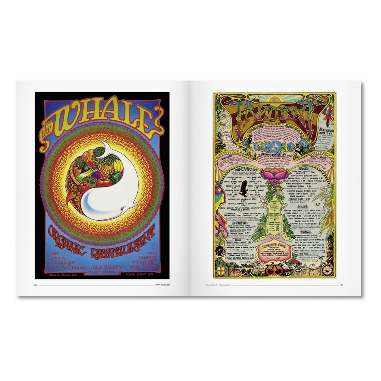 Menu Design in America (German, French, English)