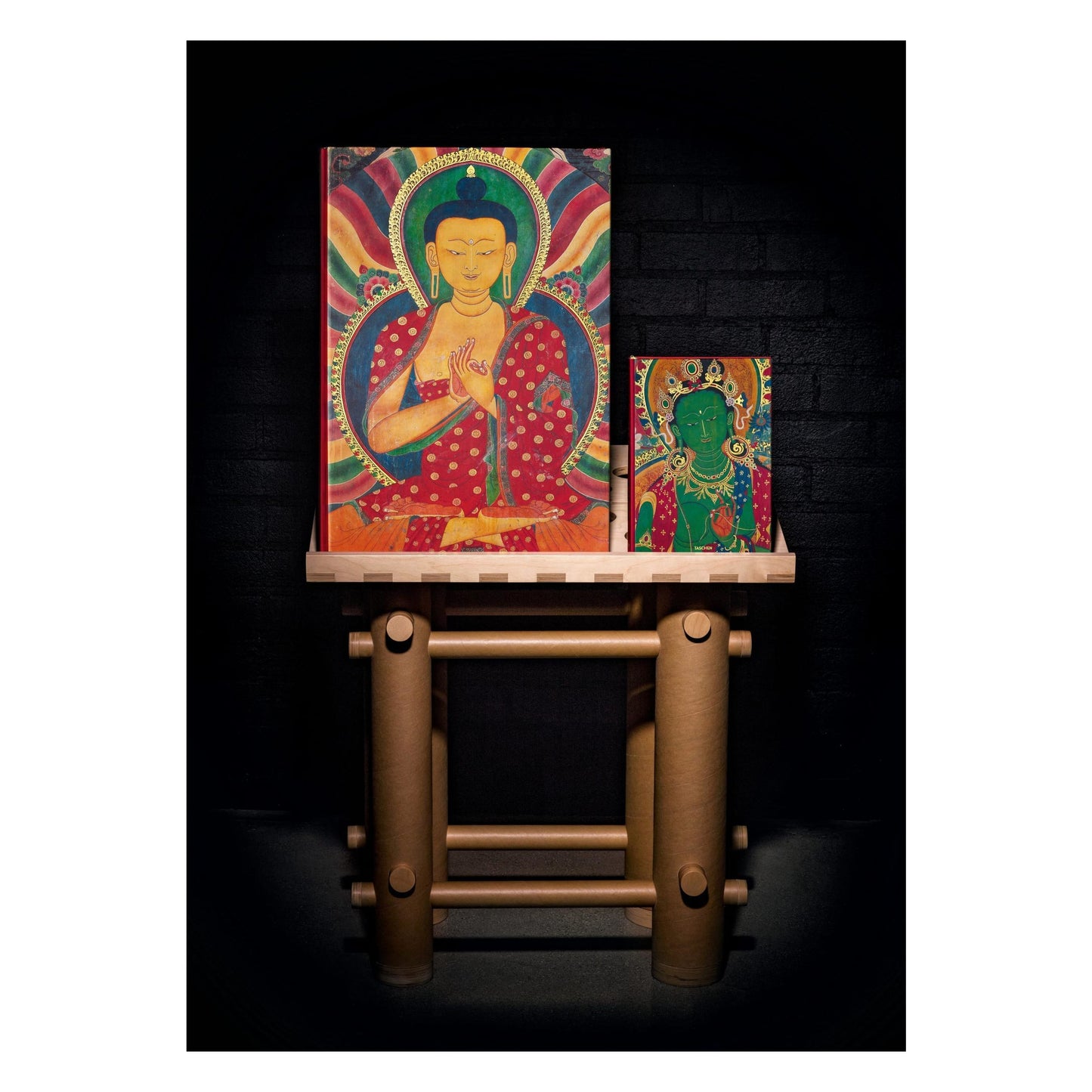 Thomas Laird. Murals of Tibet. Art Edition No. 41–80 ‘Green Tara, Gyantse Kumbum (ca. 1420)’ (English)