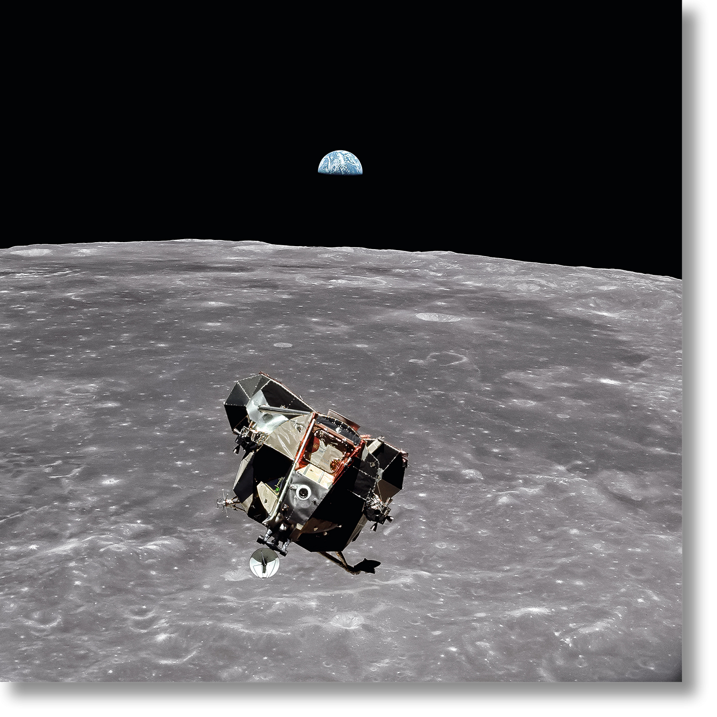 Aldrin, Apollo 11, Lunar Module Ascent (AP)