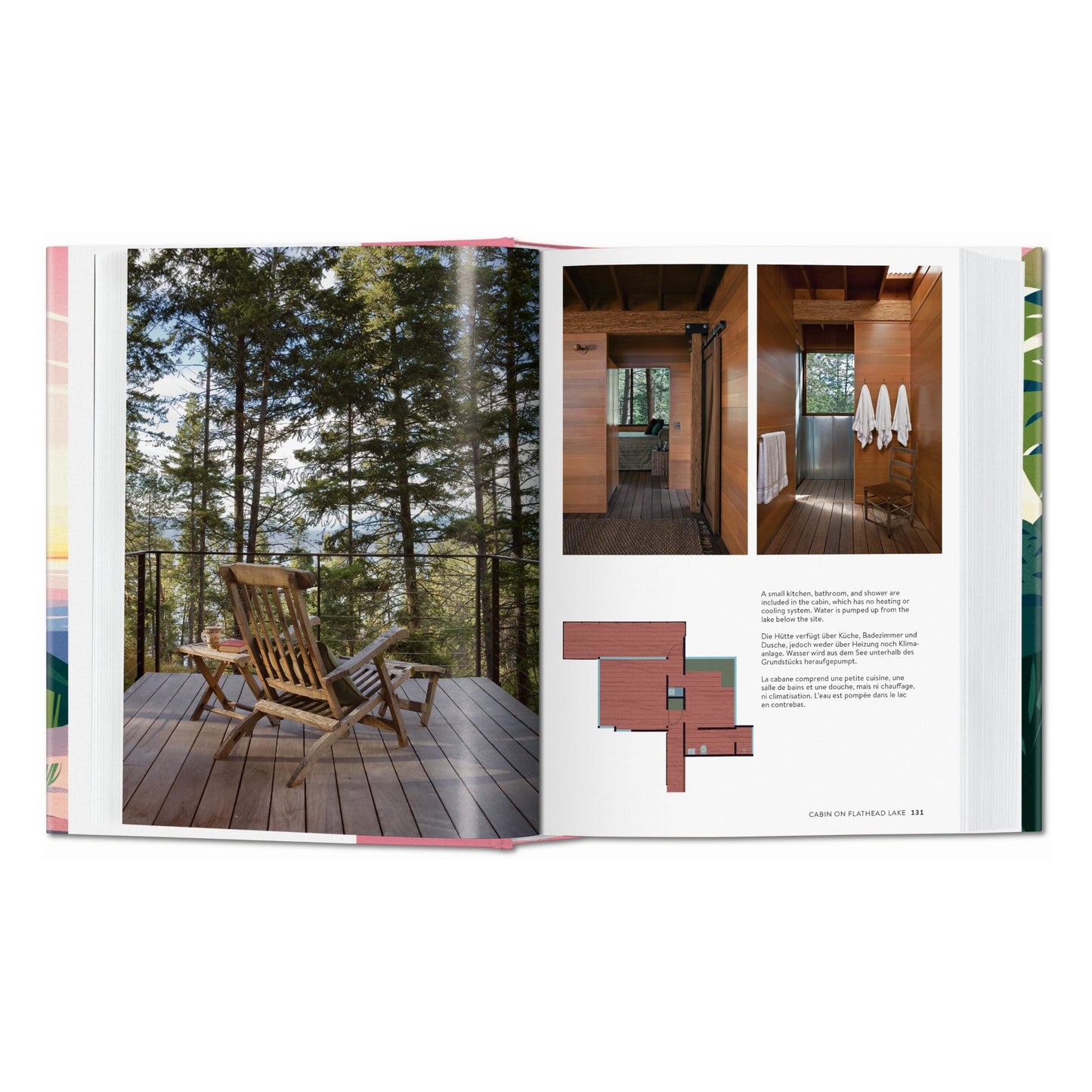 Cabins (German, French, English)