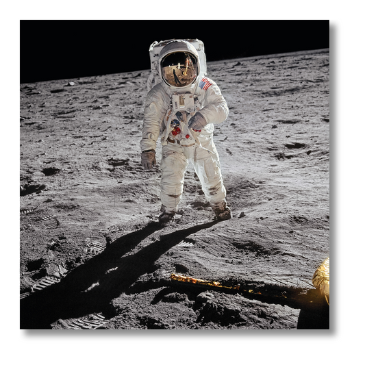 Buzz Aldrin. Apollo 11. ‘A Man on the Moon’ (AP)