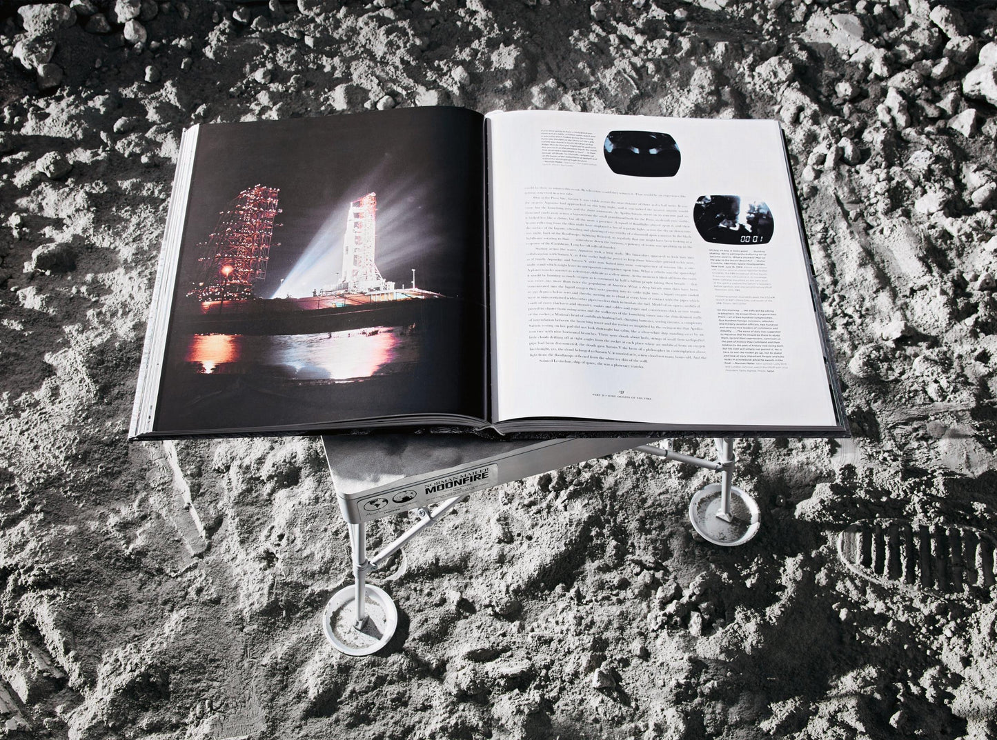 Norman Mailer, Marc Newson. MoonFire, Lunar Rock Edition No. 1,969 ‘NWA 4936’ (English)