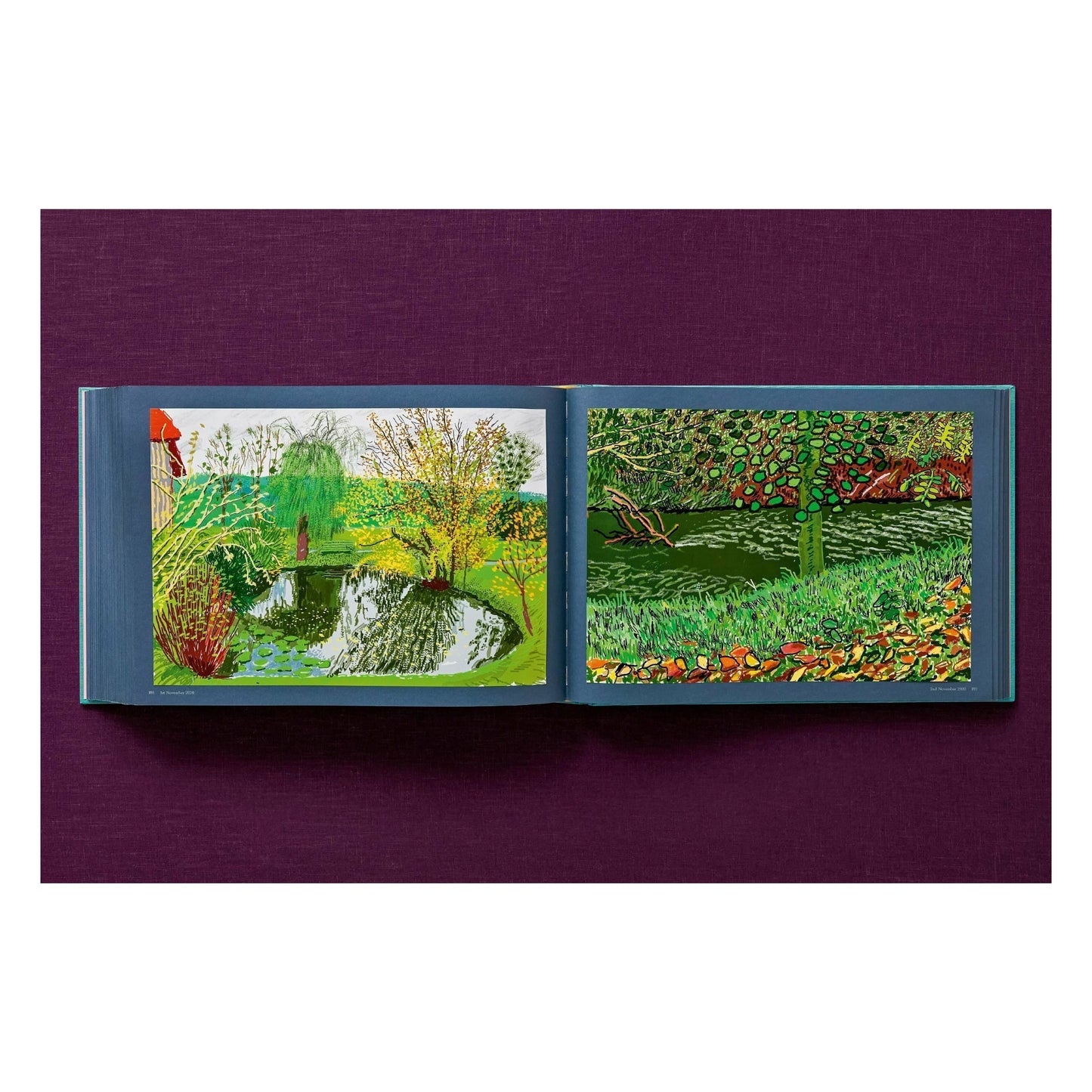 David Hockney. 220 for 2020. Art Edition No. 301–400 ‘My Second Drawing of Beuvron-en-Auge’ (English) (AP)