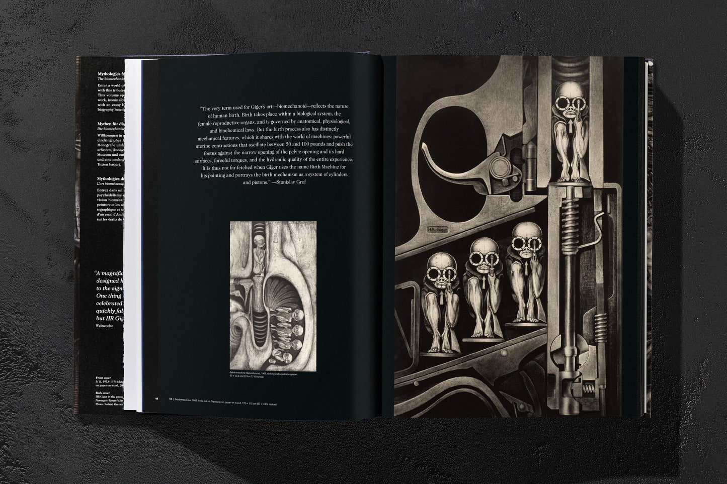 HR Giger (German, French, English)