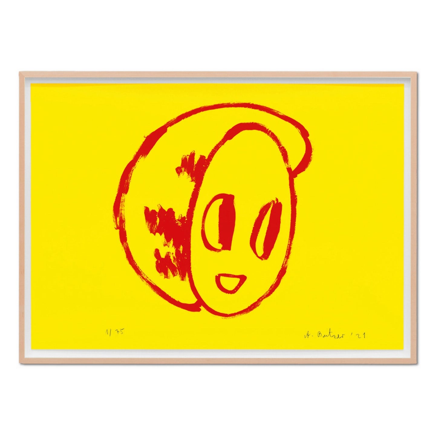 André Butzer. Set of 9 Screenprints ‘Untitled 1–9’, 2021