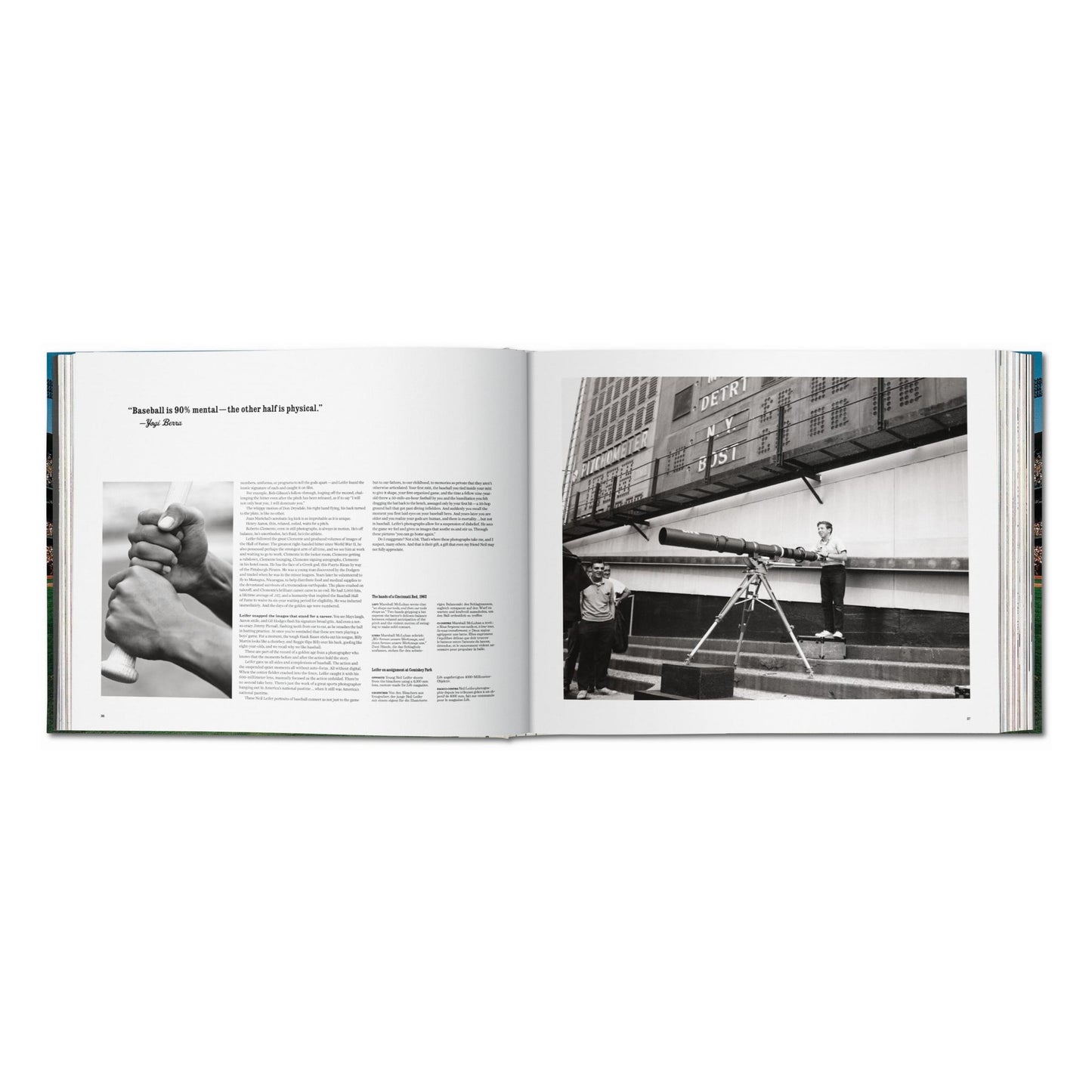 Neil Leifer. The Golden Age of Baseball (German, French, English) (SA)