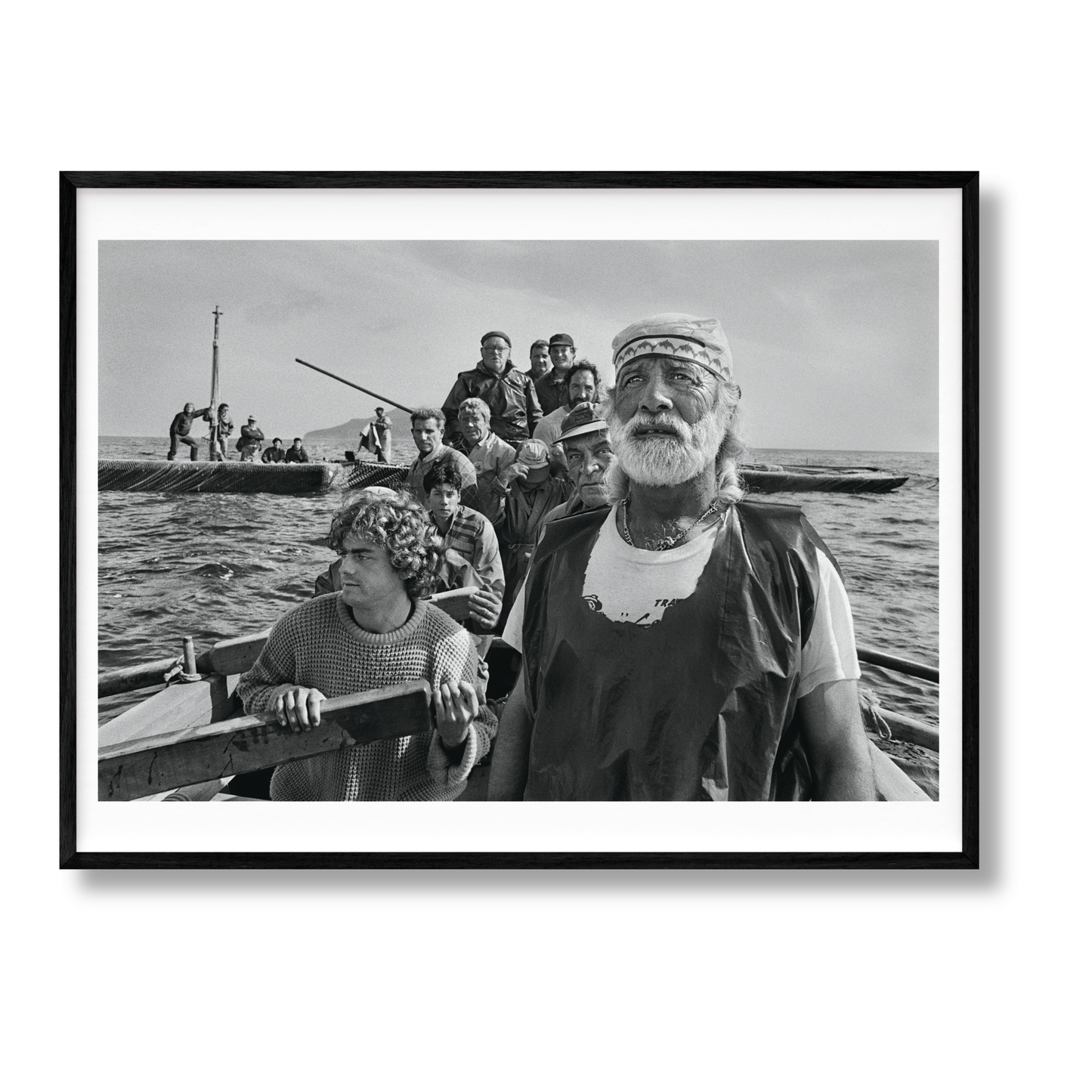 Sebastião Salgado. Workers. Art Edition No. 1–100 ‘Fishermen, Trapani, Italy, 1991’ (English) (AP)