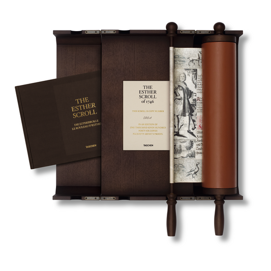 The Esther Scroll (German, French, English)