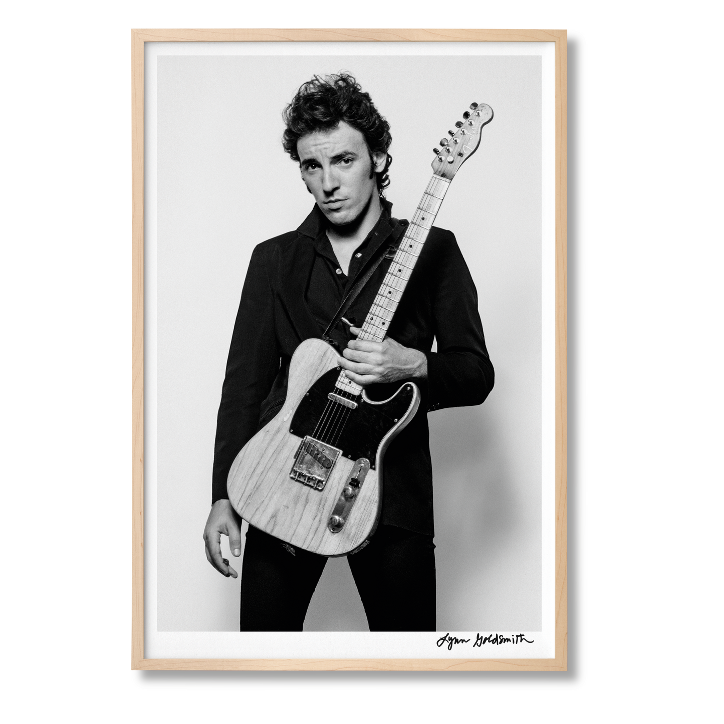 Lynn Goldsmith. Bruce Springsteen & The E Street Band. Art Edition No. 1–100 ‘Bruce, Studio Portrait, 1978’ (German, French, English) (AP)