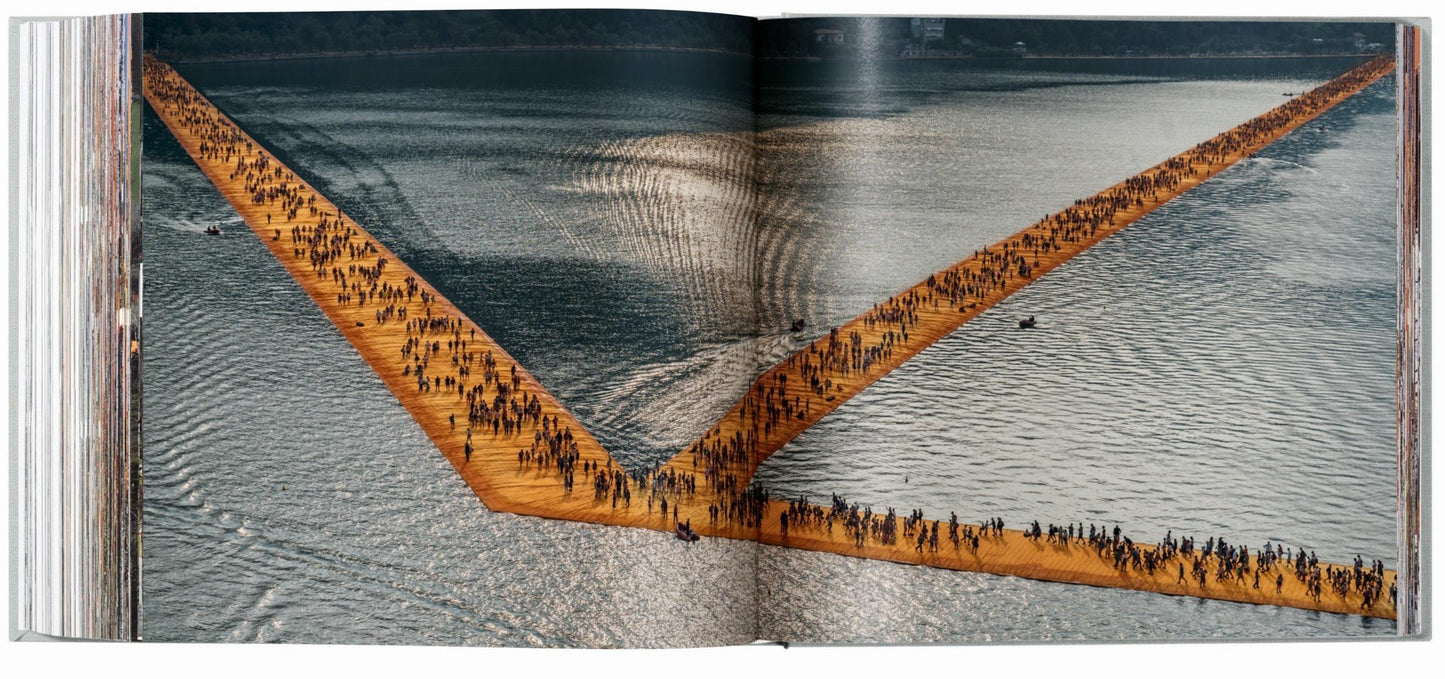 Christo and Jeanne-Claude. The Floating Piers. Art Edition No. 21–40 (Collage) (English, Italian)