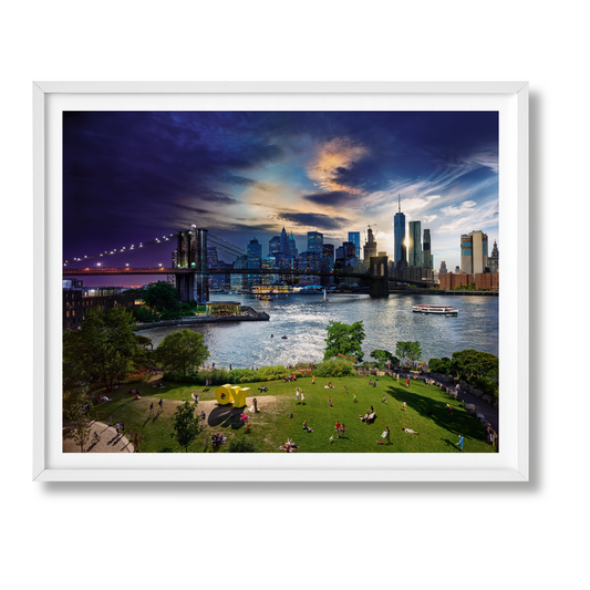 Stephen Wilkes. Day to Night. Art Edition A, 'Brooklyn Bridge, New York City, 2016' (German, French, English) (AP)