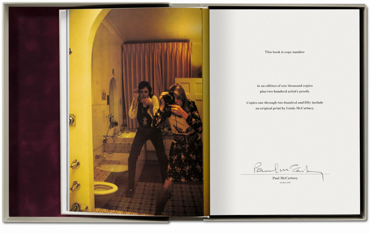 Linda McCartney. Life in Photographs, Art Edition No. 126–250 ‘Paul’ (English)