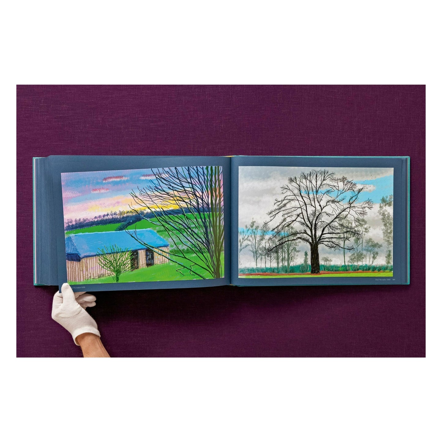 David Hockney. 220 for 2020. Art Edition No. 201–300 ‘Two Chairs and Rain on Window’ (English) (AP)
