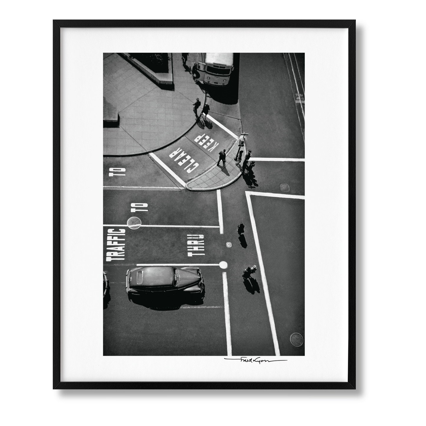 San Francisco. Portrait of a City, Art Edition No. 1–75 'Union Square, Post Street, 1947' (German, French, English) (SA)