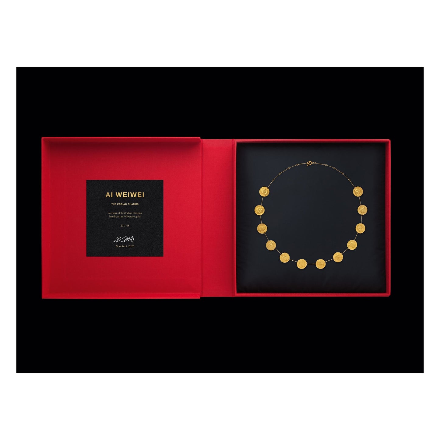 Ai Weiwei. Zodiac Charms Necklace. Art Edition (AP)