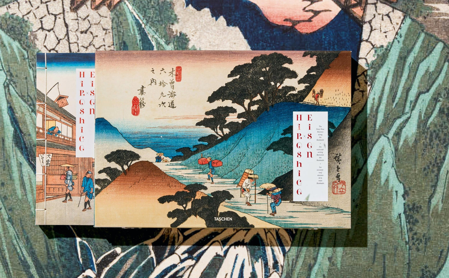 Hiroshige & Eisen. The Sixty-Nine Stations along the Kisokaido (German, French, English)